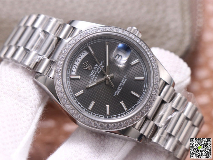 Best Replica Replica Rolex Day Date M228349RBR-0008 1:1 Best Edition EW Factory Grey Dial - Colareps