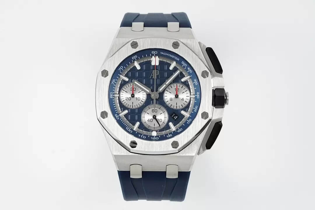 Best Replica Replica Audemars Piguet Royal Oak Offshore 26420TI.OO.A027CA.01 1:1 Best Edition APF Factory Blue Dial - Colareps
