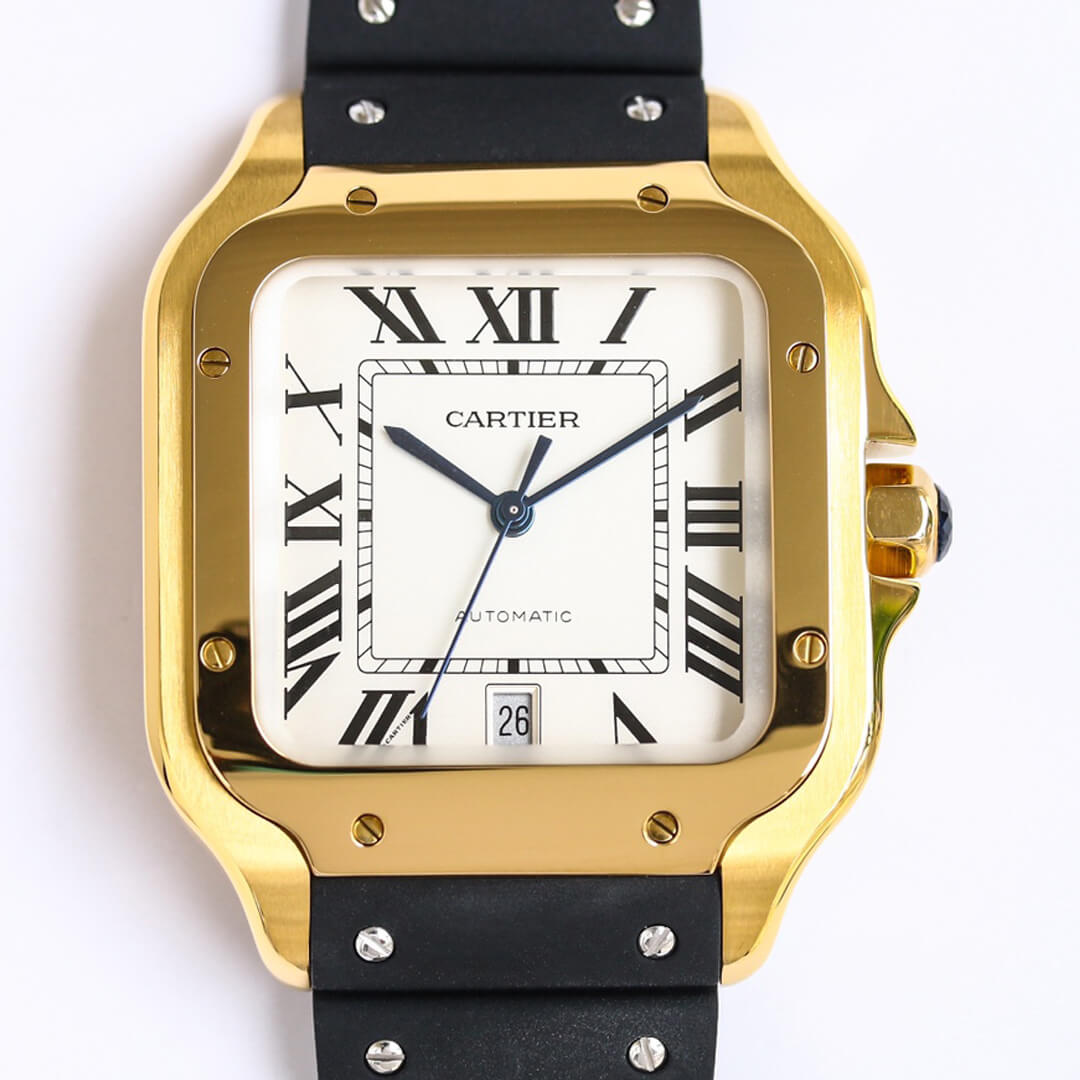 Best Replica Replica Cartier Santos WGSA0009 1:1 Best Edition GF Factory V2 Yellow Gold - Colareps