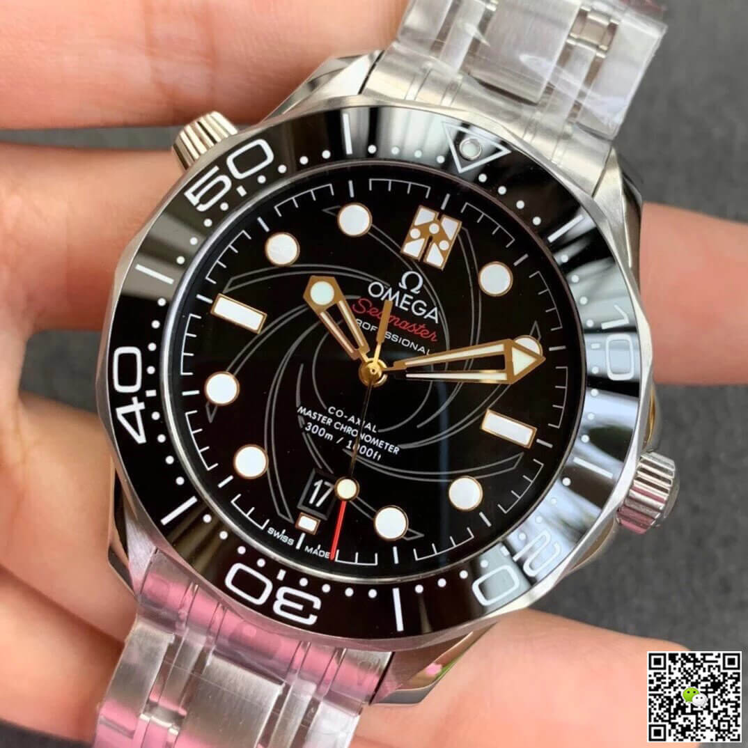 Best Replica Replica Omega Seamaster Diver 300M 210.22.42.20.01.004 1:1 Best Edition OR Factory Black Dial - Colareps