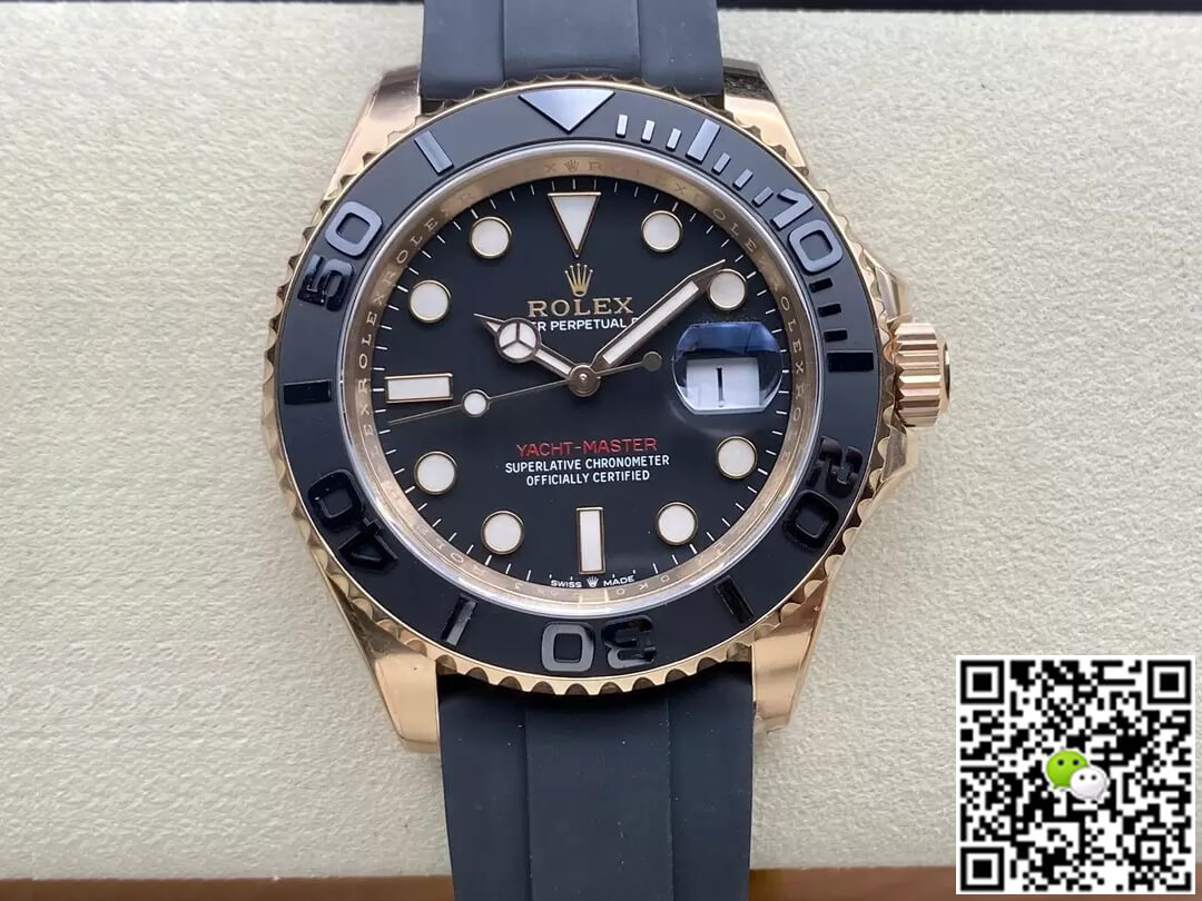 Best Replica Replica Rolex Yacht Master M126655-0002 1:1 Best Edition Clean Factory Rose Gold - Colareps