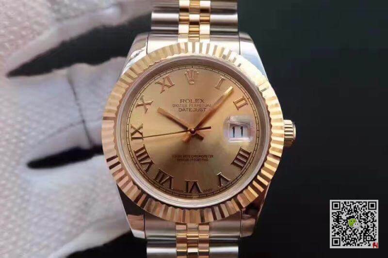 Best Replica Replica Rolex Datejust 41 126333-007 1:1 Best Edition Gold Wrapped Two Tone Stainless Steel Bracelet - Colareps
