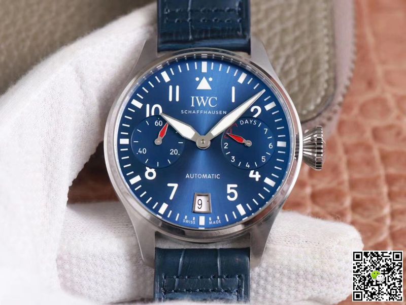Best Replica Replica IWC Big Pilot IW501008 1:1 Best Edition ZF Factory Blue Dial Swiss ETA51111 - Colareps