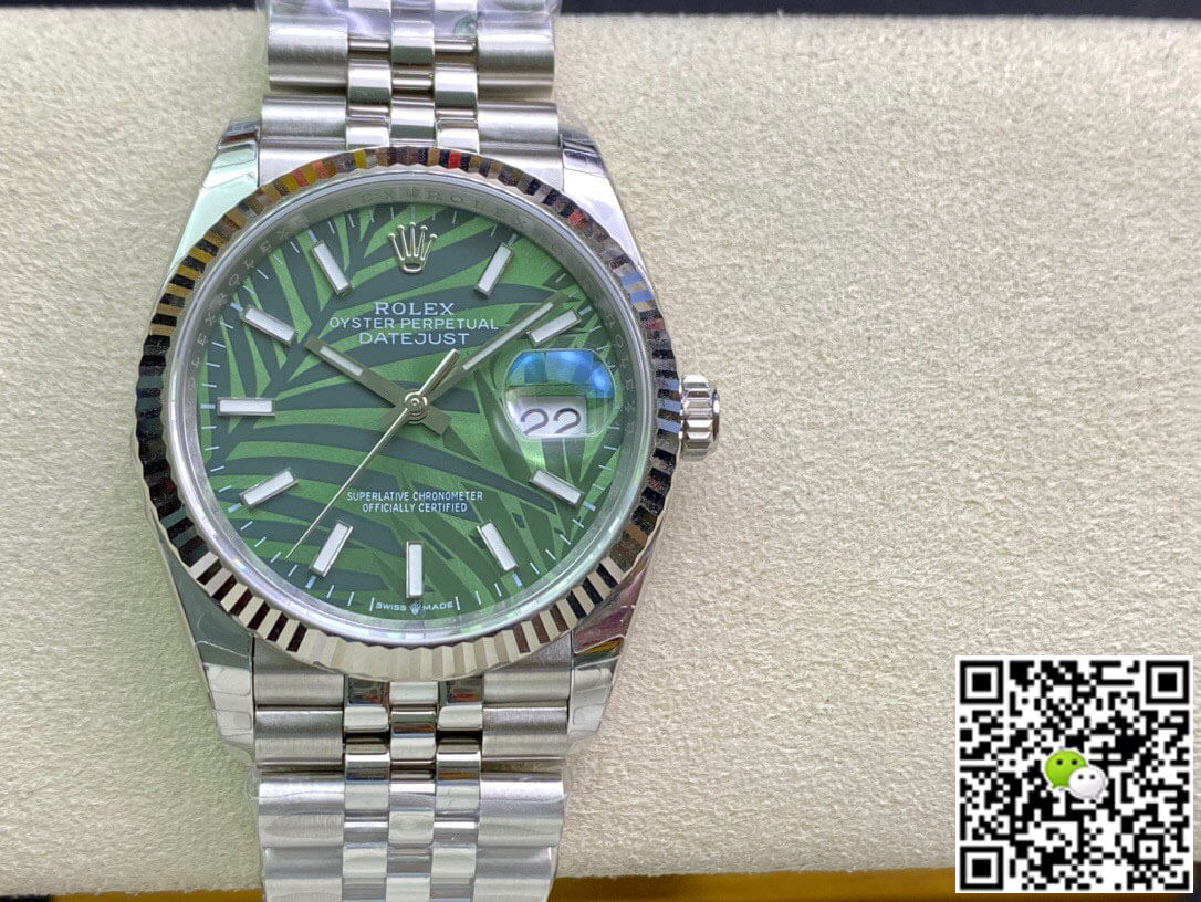 Best Replica Replica Rolex Datejust M126234-0047 1:1 Best Edition EW Factory Olive Green Dial - Colareps