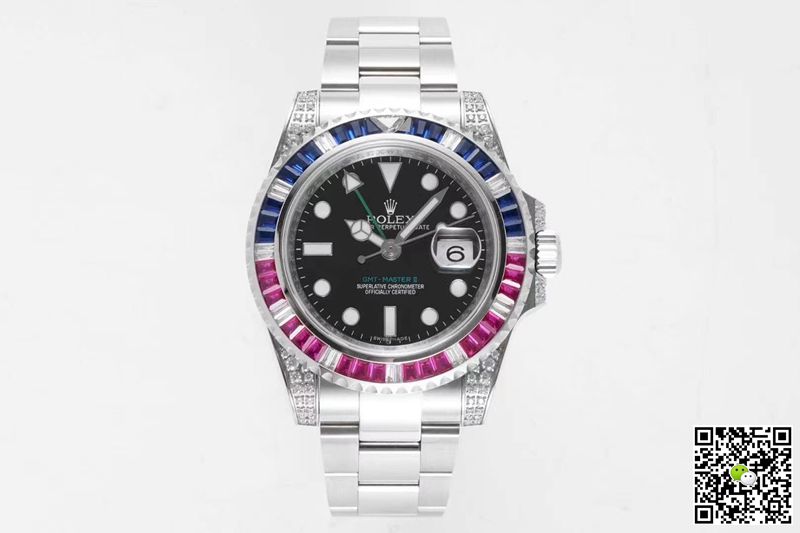 Best Replica Replica Rolex GMT Master II 116759 SAru-78209 1:1 Best Edition ROF Factory Black Dial Swiss ETA2836 - Colareps