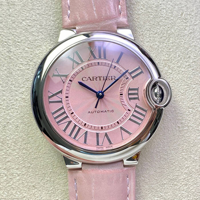 Best Replica Replica Ballon Bleu De Cartier 36MM WSBB0007 1:1 Best Edition 3K Factory Leather Strap - Colareps