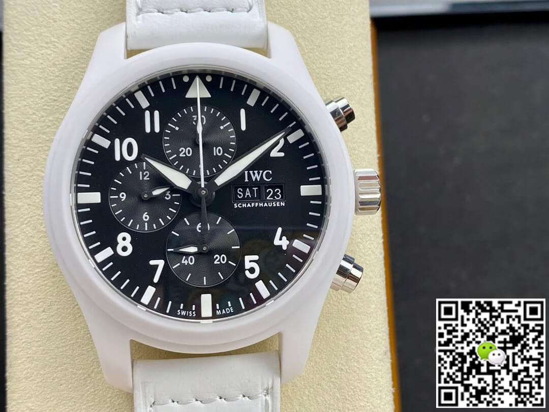 Best Replica Replica IWC Pilot TOP GUN IW389105 Lake Tahoe 1:1 Best Edition TPS Factory Black Dial - Colareps