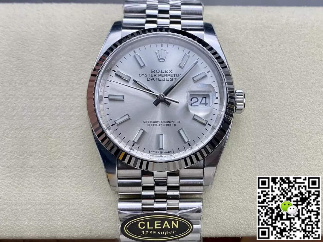 Best Replica Replica Rolex Datejust M126234-0013 36MM 1:1 Best Edition Clean Factory Silver Dial - Colareps