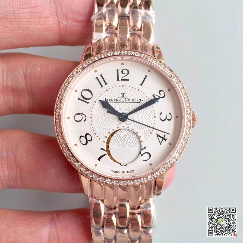 Best Replica Jaeger Lecoultre Replica Rendez-Vous 3612420 1:1 Best Edition Swiss ETA898A/1 rosegold - Colareps