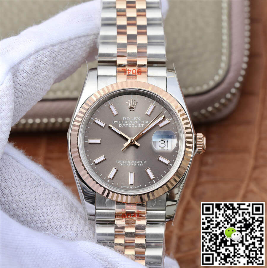 Best Replica Replica Rolex Datejust M126231-0013 36MM 1:1 Best Edition GM Factory Rose Gold - Colareps