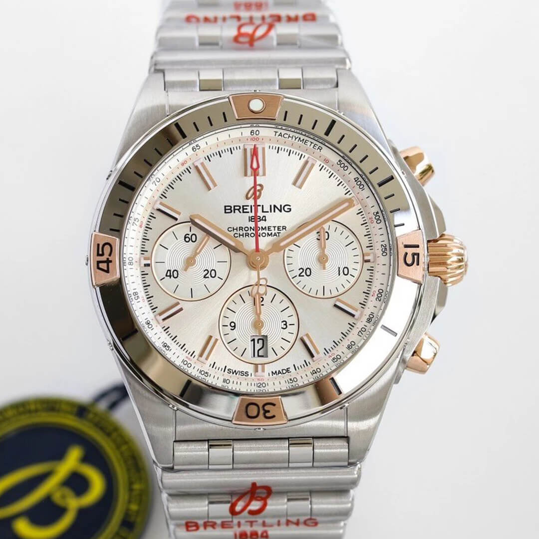 Best Replica Replica Breitling Chronomat IB0134101G1A1 1:1 Best Edition GF Factory White Dial - Colareps