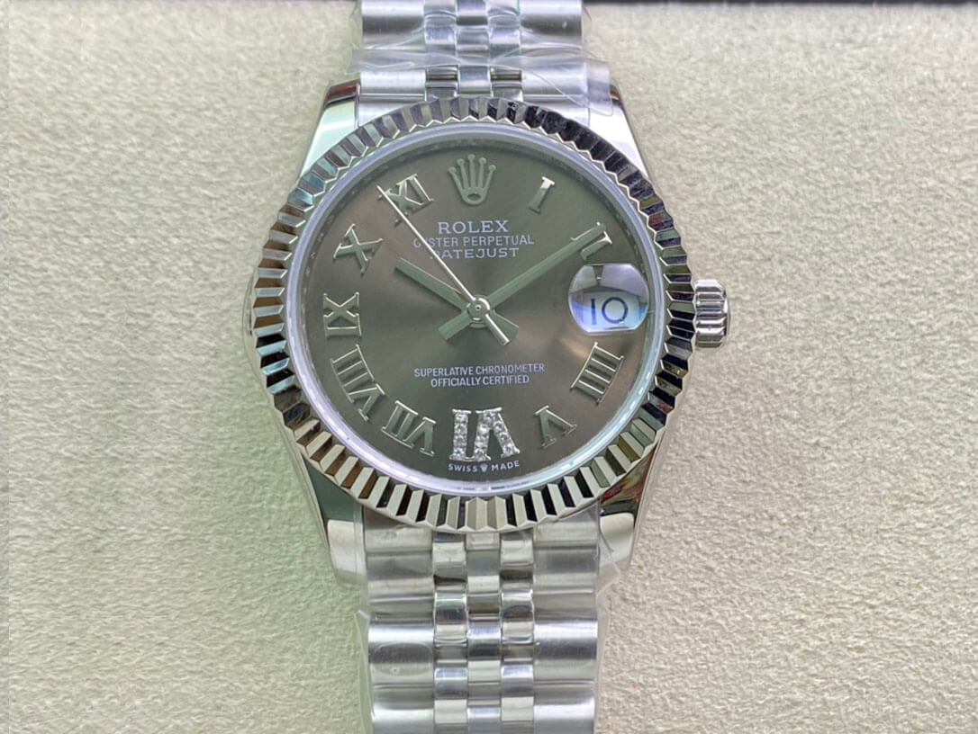 Best Replica Replica Rolex Datejust M278274-0028 31MM 1:1 Best Edition EW Factory Gray Dial - Colareps