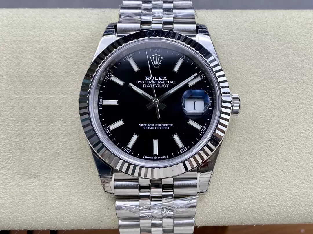 Best Replica Replica Rolex Datejust M126334-0018 1:1 Best Edition VS Factory Black Dial - Colareps
