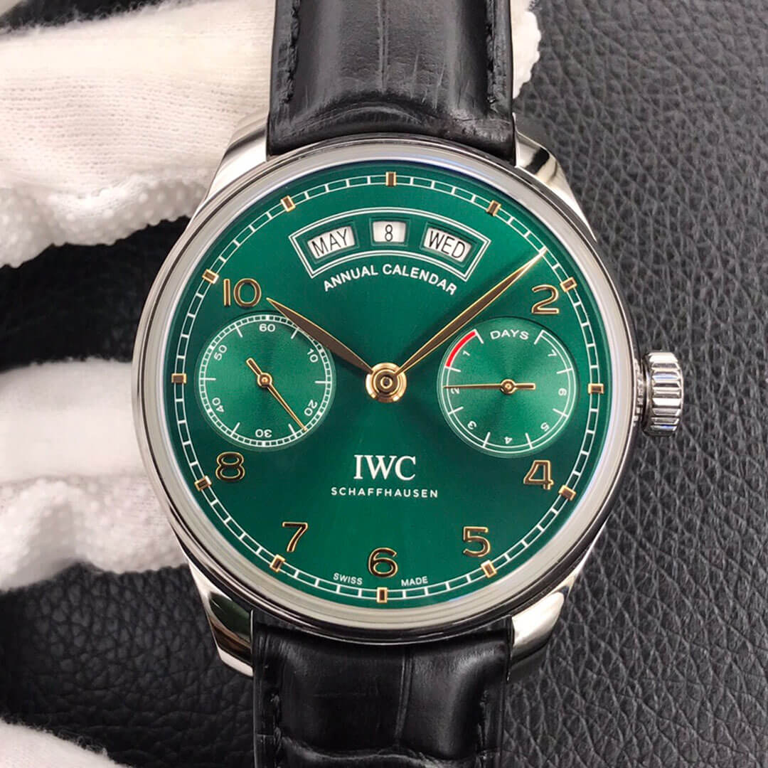 Best Replica Replica IWC Portugieser IW503510 1:1 Best Edition ZF Factory Green Dial - Colareps