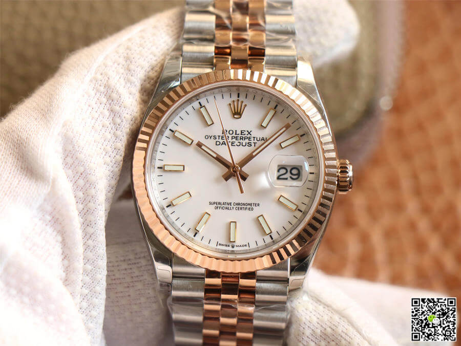 Best Replica Replica Rolex Datejust M126231-0017 1:1 Best Edition EW Factory White Dial - Colareps