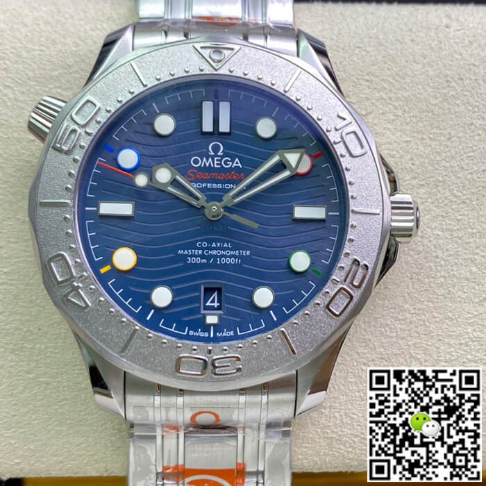 Best Replica Replica Omega Seamaster Diver 300M 522.30.42.20.03.001 1:1 Best Edition OR Factory Blue Dial - Colareps