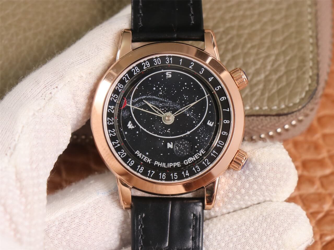 Best Replica Replica Patek Philippe Grand Complications 6102 1:1 Best Edition TW Factory Black Starry Dial - Colareps