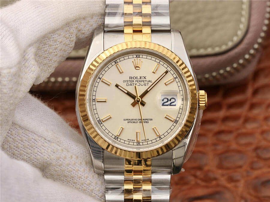 Best Replica Replica Rolex Datejust 116233 1:1 Best Edition AR Factory Yellow Gold - Colareps