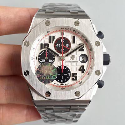 Best Replica Replica Audemars Piguet Royal Oak Offshore 26170ST.OO.1000ST.01 JF Factory 1:1 Best Edition Swiss ETA7750 White Dial - Colareps