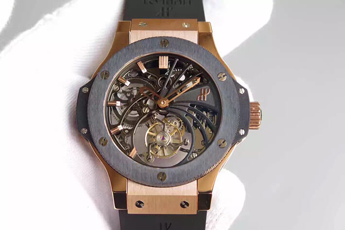 Best Replica Replica Hublot Big Bang Hollow Tourbillon 1:1 Best Edition Swiss Manual Winding Tourbillon Movement - Colareps