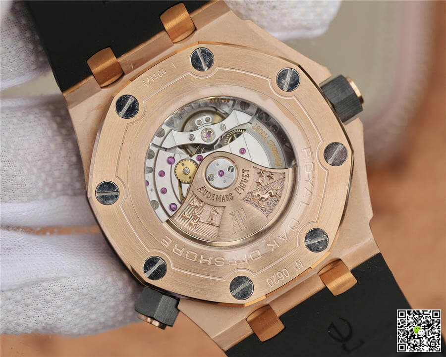 Best Replica Replica Audemars Piguet Royal Oak Offshore 15710 1:1 Best Edition JF Factory V8 Rose Gold - Colareps
