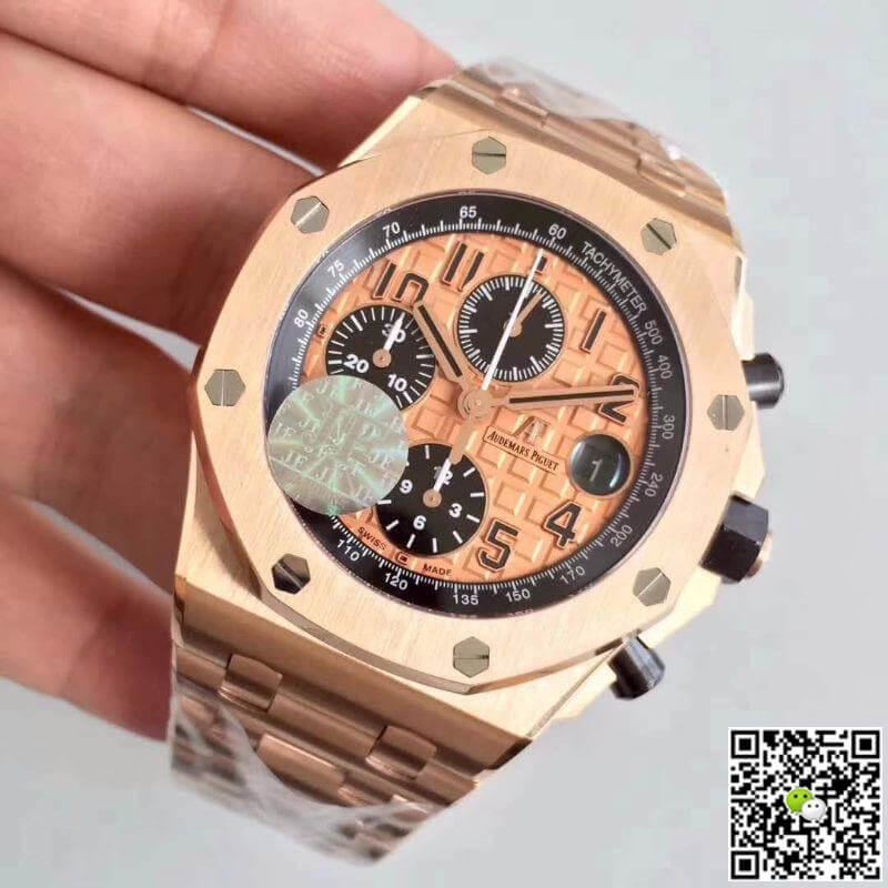 Best Replica Replica Audemars Piguet Royal Oak Offshore 26470OR.OO.1000OR.01 JF Factory Gold Dial 1:1 Best Edition Swiss ETA3126 - Colareps