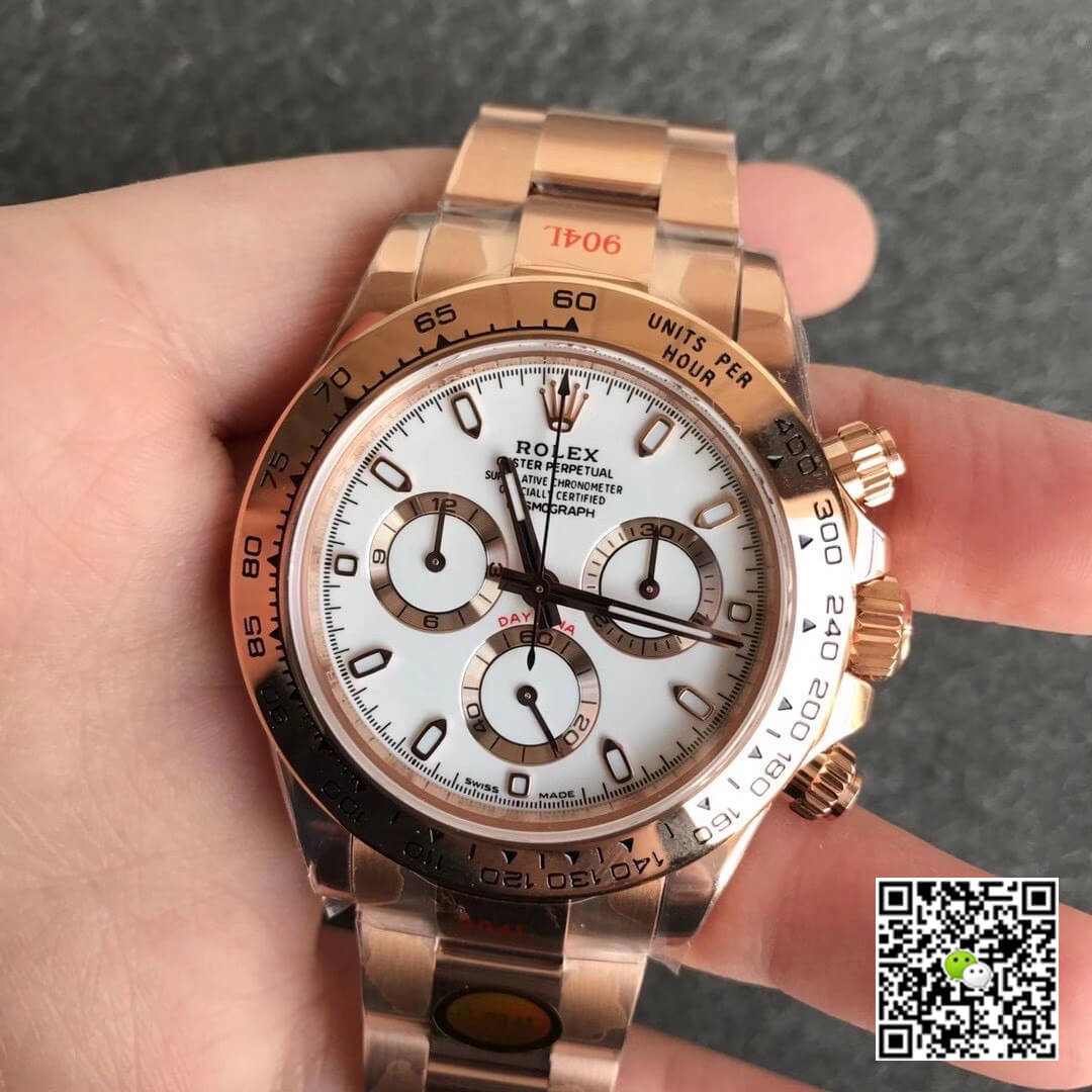 Best Replica Replica Rolex Daytona m116505-0010 1:1 Best Edition Noob Factory White Dial - Colareps