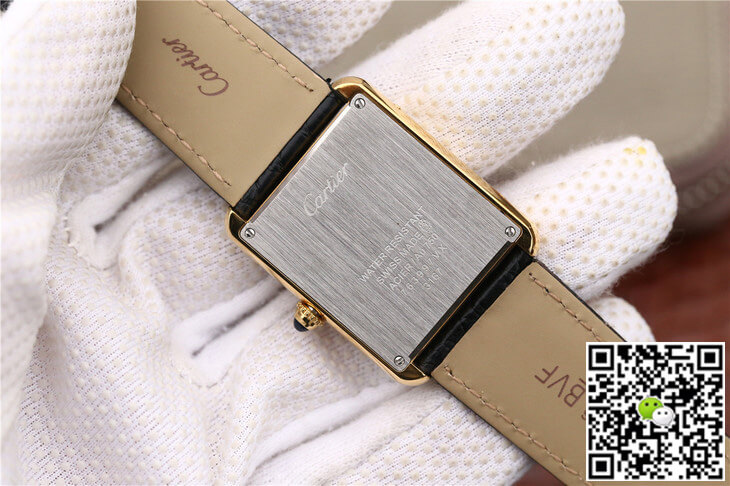 Best Replica Cartier Replica Tank W5200002 1:1 Best Edition K11 Factory Gold Case - Colareps