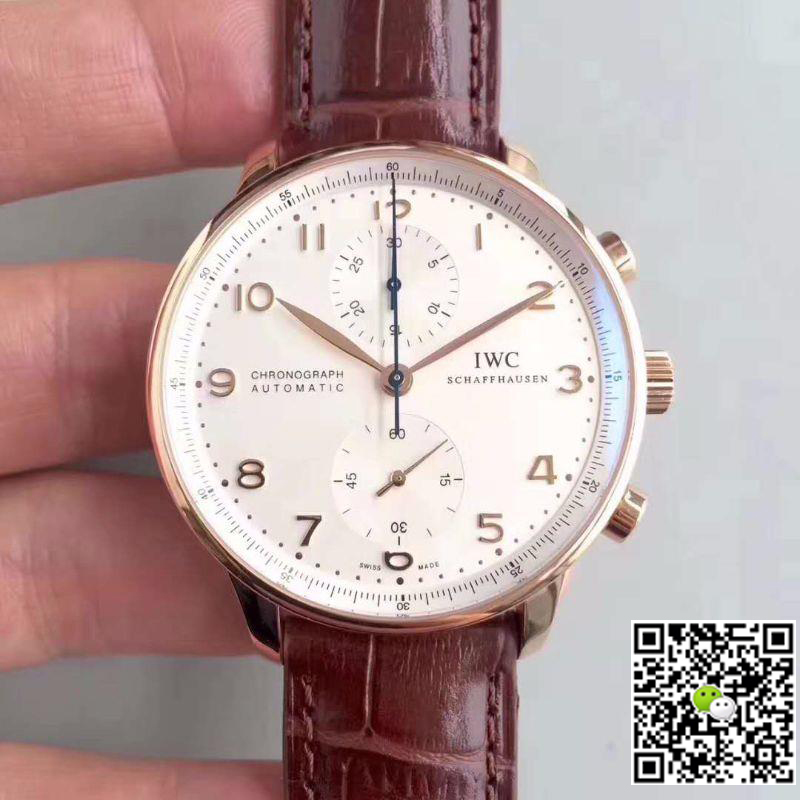 Best Replica IWC Replica Portuguese Chronograph IW371445 ZF Factory 1:1 Best Edition Swiss ETA7750 - Colareps
