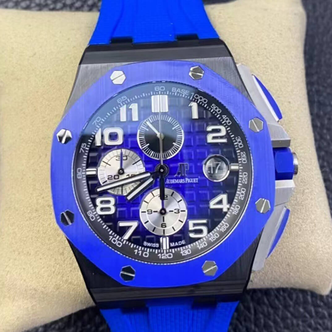 Best Replica Replica Audemars Piguet Royal Oak Offshore 26405CE.OO.A030CA.01 1:1 Best Edition RS Factory Blue Dial - Colareps