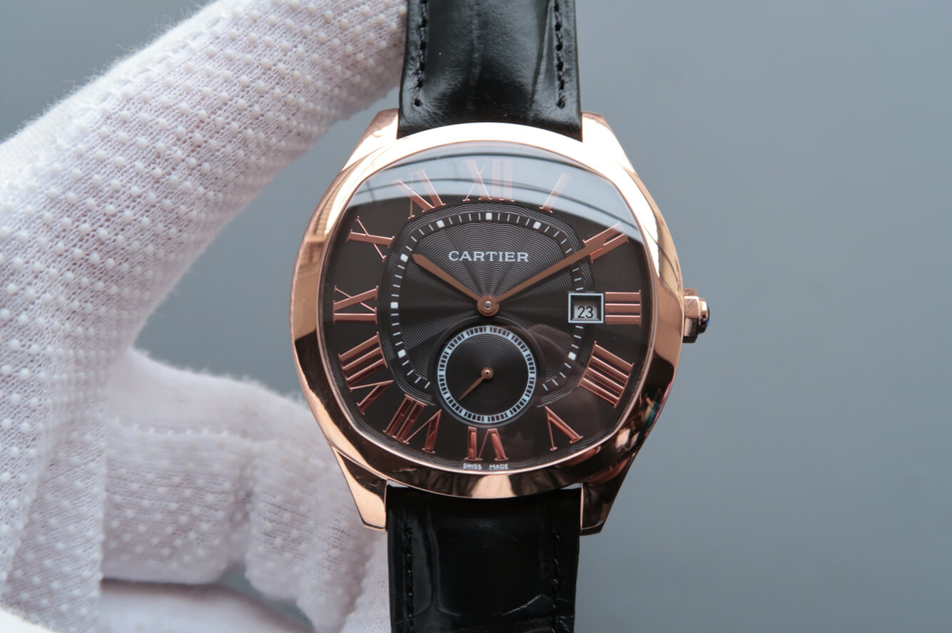 Best Replica Replica Drive De Cartier WGNM0004 1:1 Best Edition V6 Factory Rose Gold - Colareps