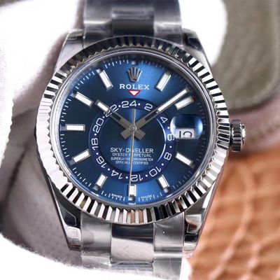 Best Replica Replica Rolex Sky Dweller M326934-0003 1:1 Best Edition Noob Factory Blue Dial Swiss ETA9001 - Colareps