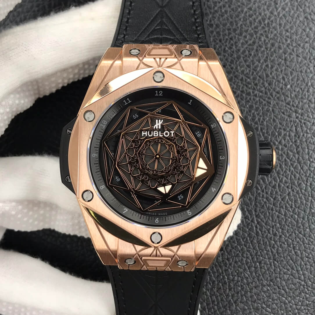 Best Replica Replica Hublot Big Bang 415.OX.1118.VR.MXM17 1:1 Best Edition WWF Factory Gold Dial - Colareps