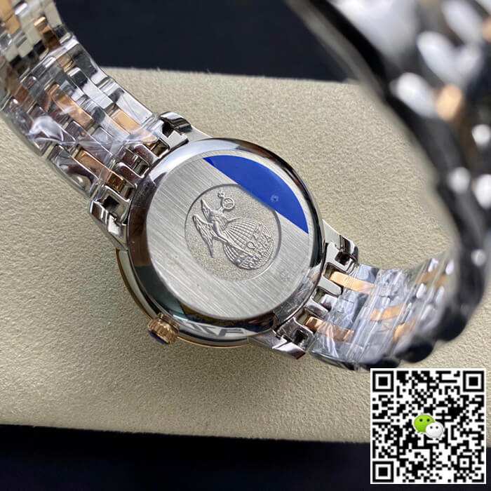 Best Replica Replica Omega De Ville 1:1 Best Edition MKS Factory Rose Gold Diamond Dial - Colareps