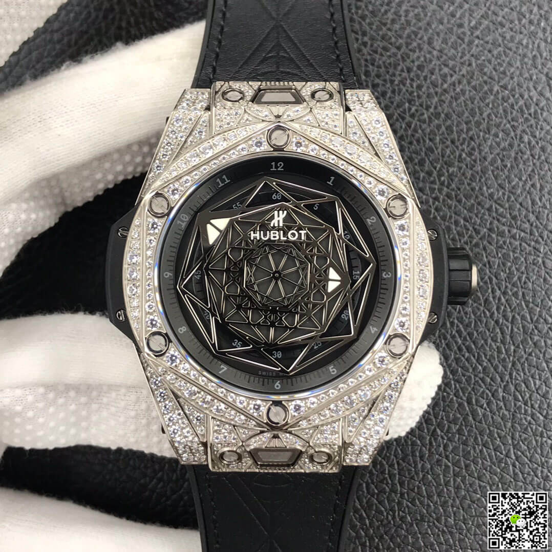 Best Replica Replica Hublot Big Bang 415.NX.1112.VR.1704.MXM17 1:1 Best Edition WWF Factory Black Dial - Colareps