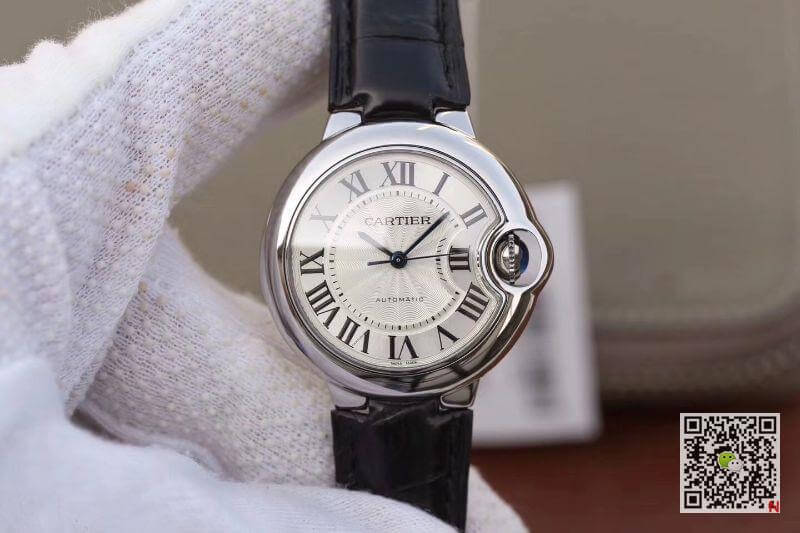 Best Replica Replica Ballon Bleu De Cartier W6920086 33mm 1:1 Best Edition White Textured Dial Swiss ETA 2671 - Colareps