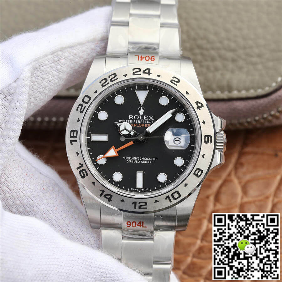 Best Replica Replica Rolex Explorer M216570-0002 1:1 Best Edition GM Factory V4 Black Dial - Colareps
