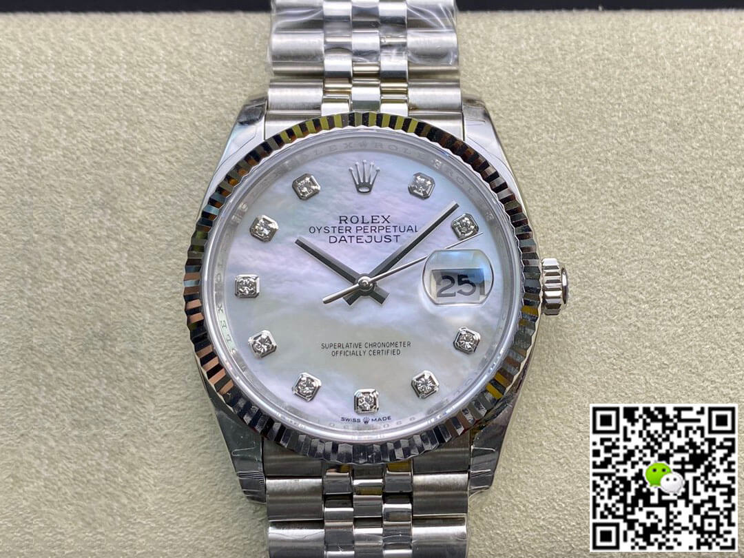 Best Replica Replica Rolex Datejust 178384-NG-63160 31MM 1:1 Best Edition EW Factory Silvery White Dial - Colareps