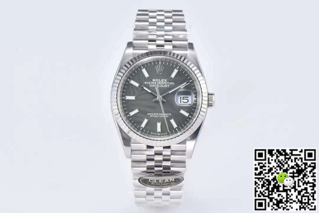 Best Replica Replica Rolex Datejust M126234-0047 36MM 1:1 Best Edition Clean Factory Green Dial - Colareps