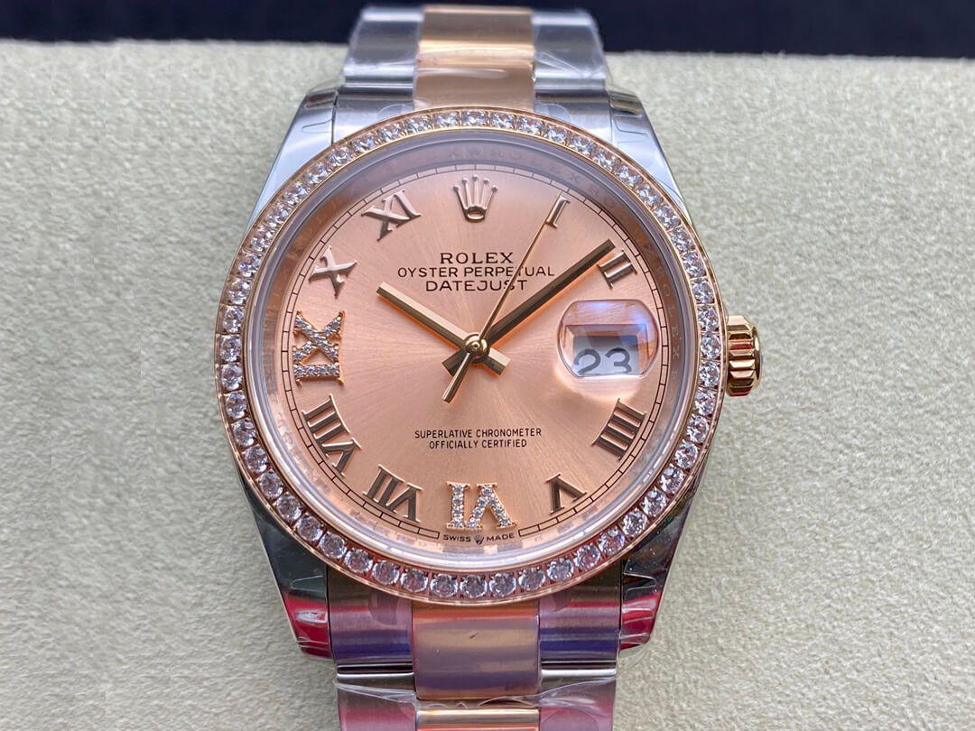 Best Replica Replica Rolex Datejust M126281RBR-0016 1:1 Best Edition EW Factory Pink Dial - Colareps
