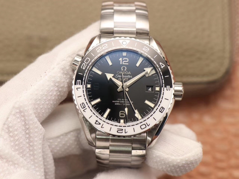 Best Replica Replica Omega Seamaster GMT 215.30.44.22.01.001 600M 1:1 Best Edition VS Factory Black Dial Swiss NH05 - Colareps