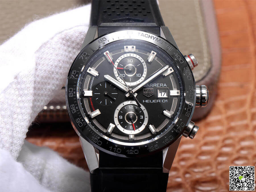 Best Replica Replica TAG Heuer Carrera CAR201Z.FT6046 1:1 Best Edition XF Factory Black Dial - Colareps