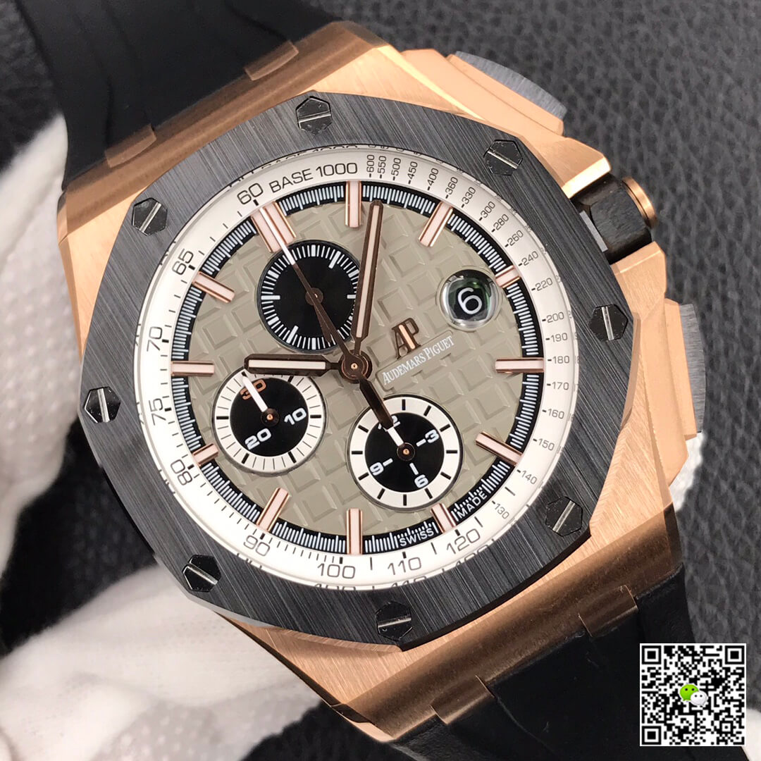 Best Replica Replica Audemars Piguet Royal Oak Offshore 26416RO.OO.A002CA.01 1:1 Best Edition JF Factory V2 Rose Gold - Colareps