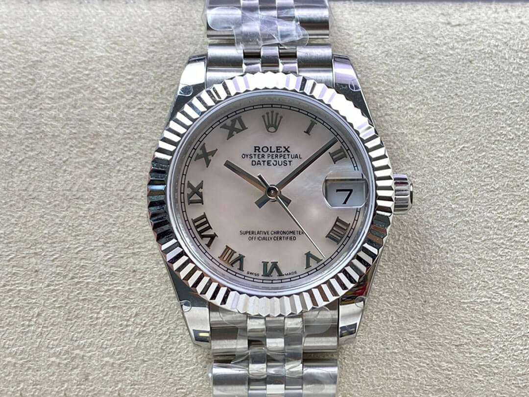 Best Replica Replica Rolex Datejust 178384 31MM 1:1 Best Edition EW Factory Stainless Steel - Colareps