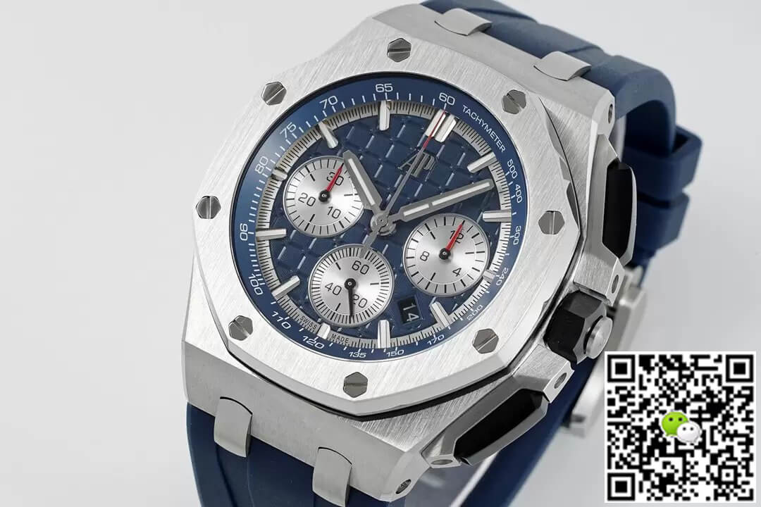 Best Replica Replica Audemars Piguet Royal Oak Offshore 26420TI.OO.A027CA.01 1:1 Best Edition APF Factory Blue Dial - Colareps