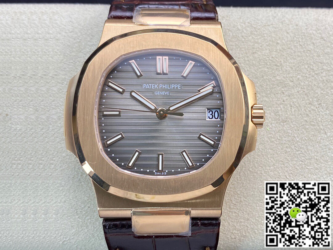 Best Replica Replica Patek Philippe Nautilus 5711R-001 1:1 Best Edition PPF Factory V4 Brown Dial Swiss ETA324 - Colareps