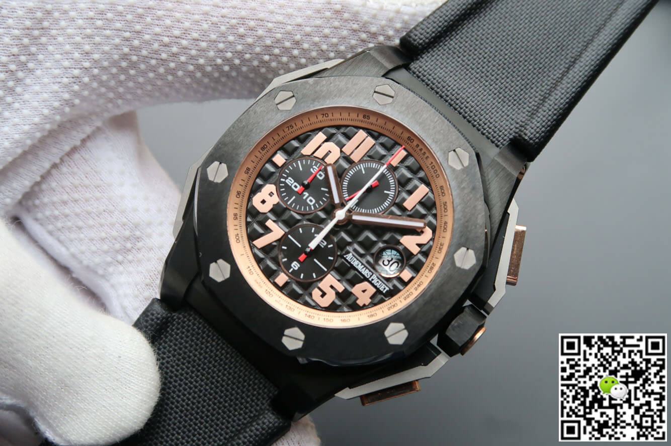 Best Replica Replica Audemars Piguet Royal Oak Offshore 26378IO.OO.A001KE.01 1:1 Best Edition JF Factory V2 Black Dial - Colareps