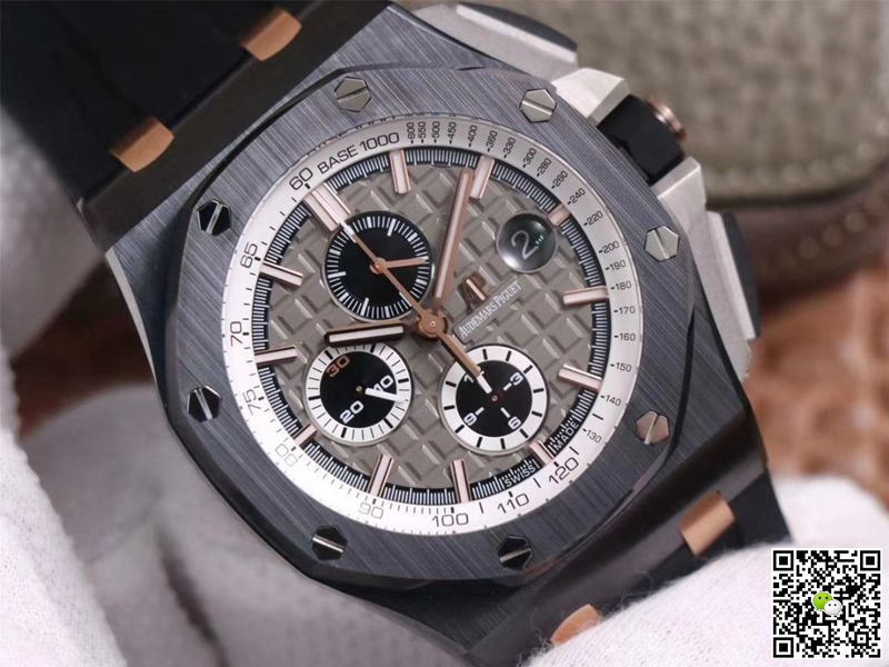 Best Replica Replica Audemars Piguet Royal Oak Offshore 26415CE.OO.A002CA.01 1:1 Best Edition JF Factory Black Ceramic Swiss ETA7750 - Colareps
