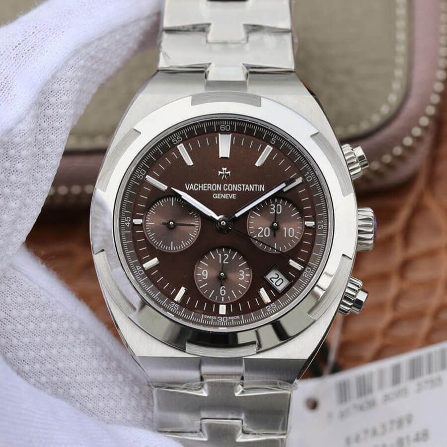 Best Replica Replica Vacheron Constantin Overseas 5500V/110A-B147 1:1 Best Edition 8F Factory V2 Brown Dial - Colareps