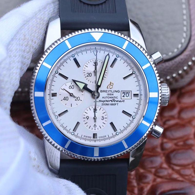 Best Replica Breitling Replica Superocean Heritage II A1331217 OM Factory 1:1 Best Edition Swiss ETA7750 White Dial - Colareps